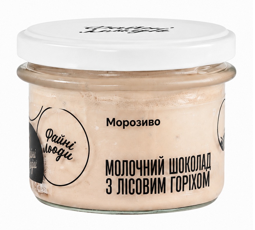 Морозиво Молочний шоколад з лісовим горіхом